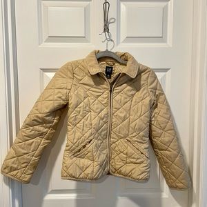 Gap Kids Girl’s Tan Quilted Jacket